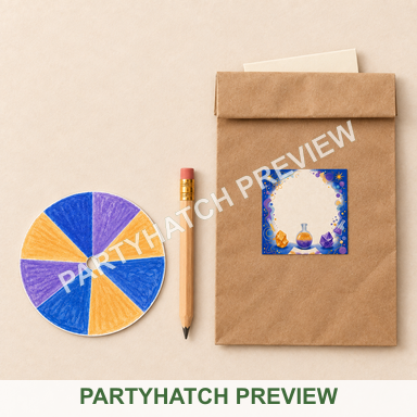 Paper Spinner Science Kit: a styling example for this party