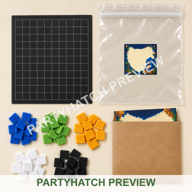 Build-and-Keep Mosaic Kit: a styling example for this party